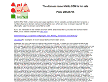 Tablet Screenshot of nnhl.com